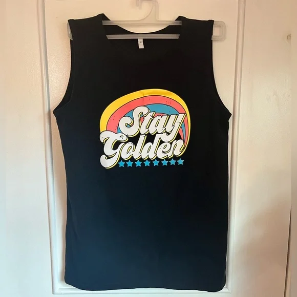 🎯Stay Golden Sleeveless Tank Top - Picture 13 of 15